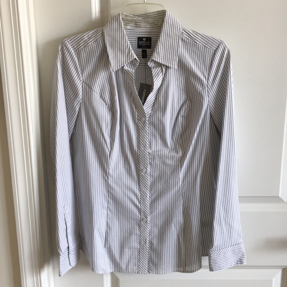 Button down work blouse
